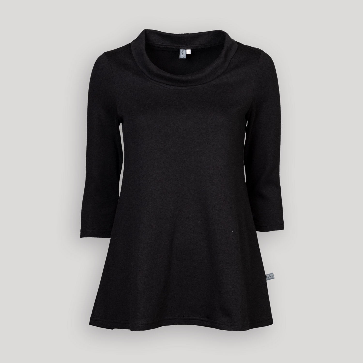 A-Linienshirt mit Kragen