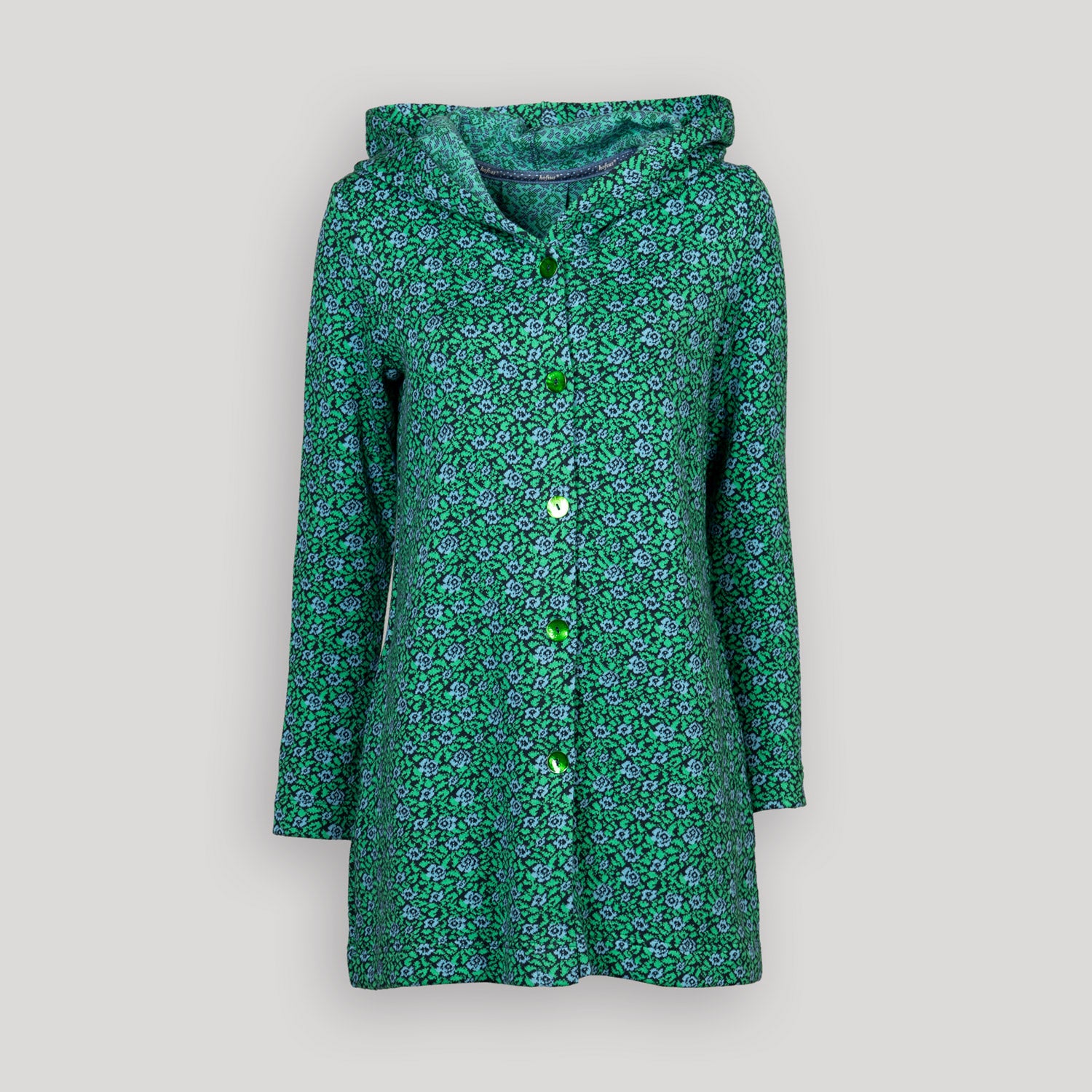 Kapuzenjacke mit Falte