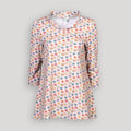 A-Linienshirt mit Kragen – bedruckt