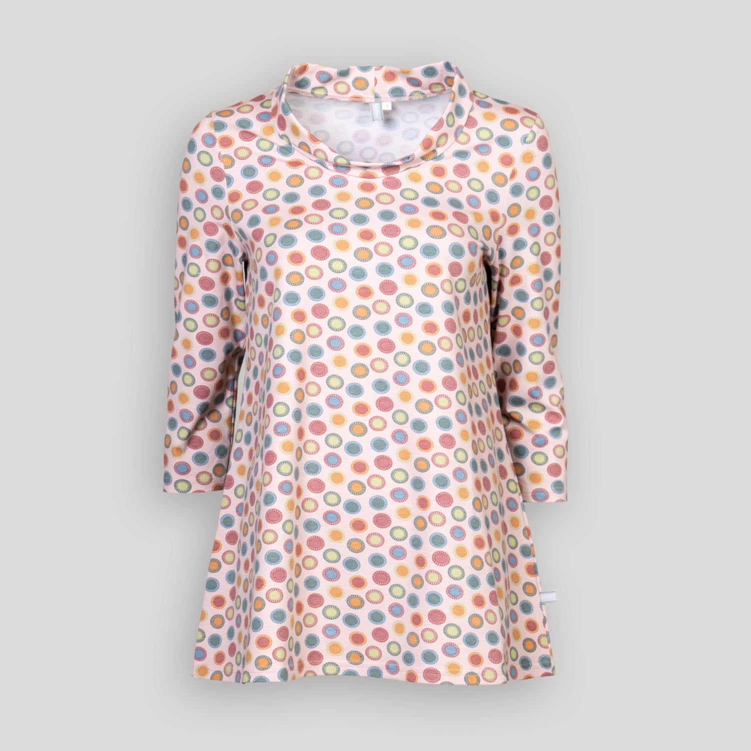 A-Linienshirt mit Kragen – bedruckt