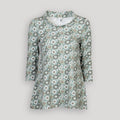 A-Linienshirt mit Kragen – bedruckt