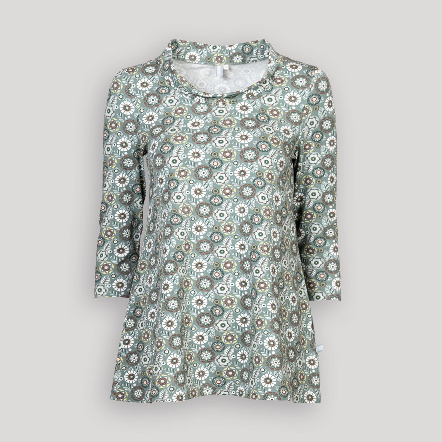 A-Linienshirt mit Kragen – bedruckt