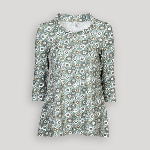 A-Linienshirt mit Kragen – bedruckt