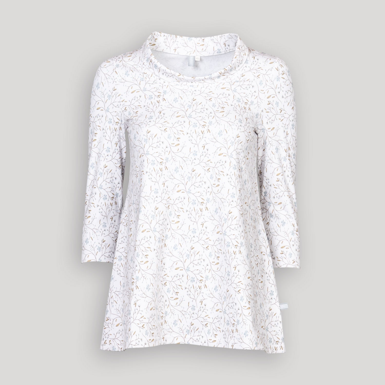 A-Linienshirt mit Kragen – bedruckt