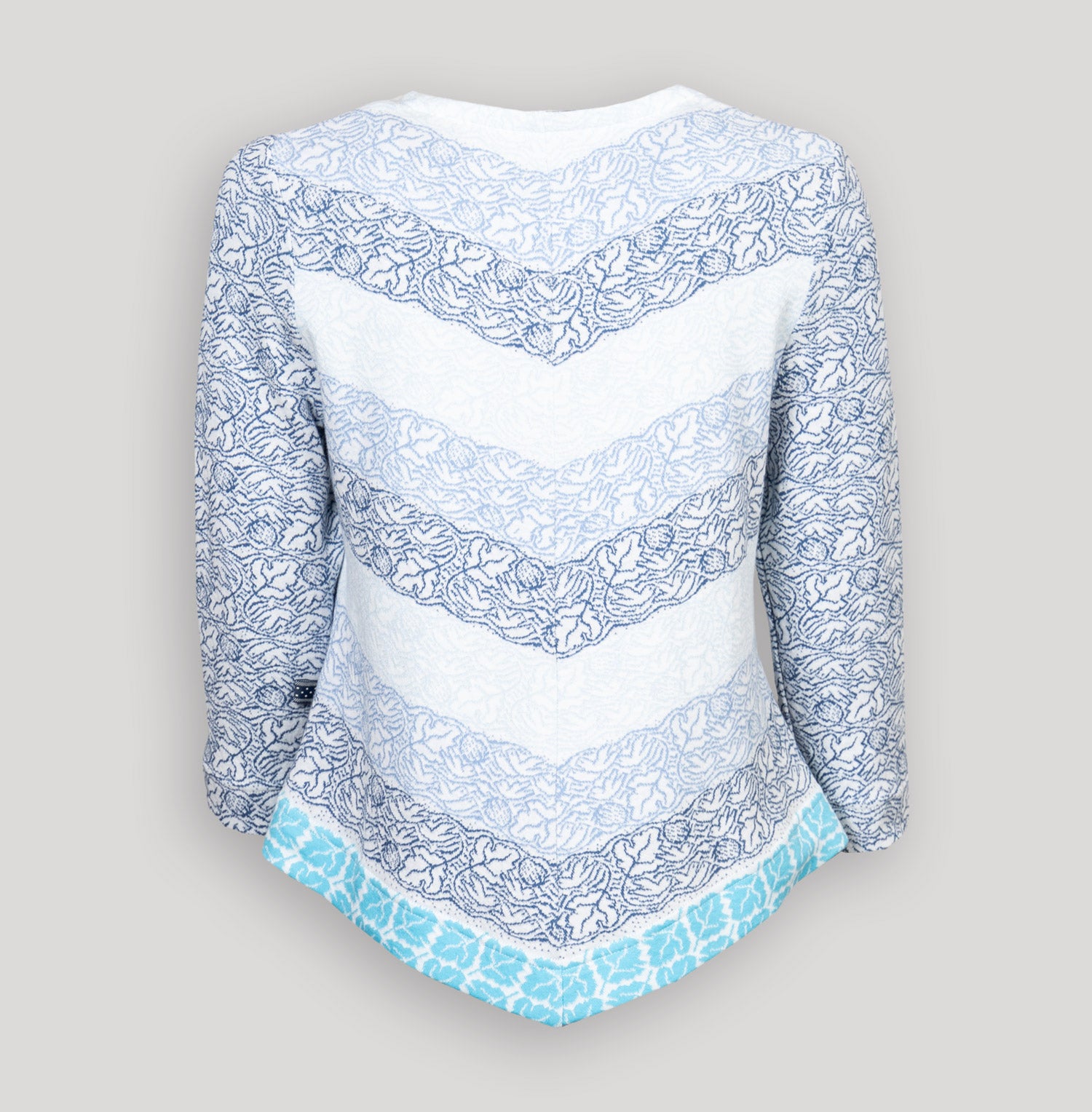 Zipfelpullover mit 3/4-Arm