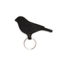 Schlüsselanhänger – Vogel schwarz