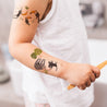 Farbige Tattoos – für Haut & Ostereier | Friedegundes Dschungeltour