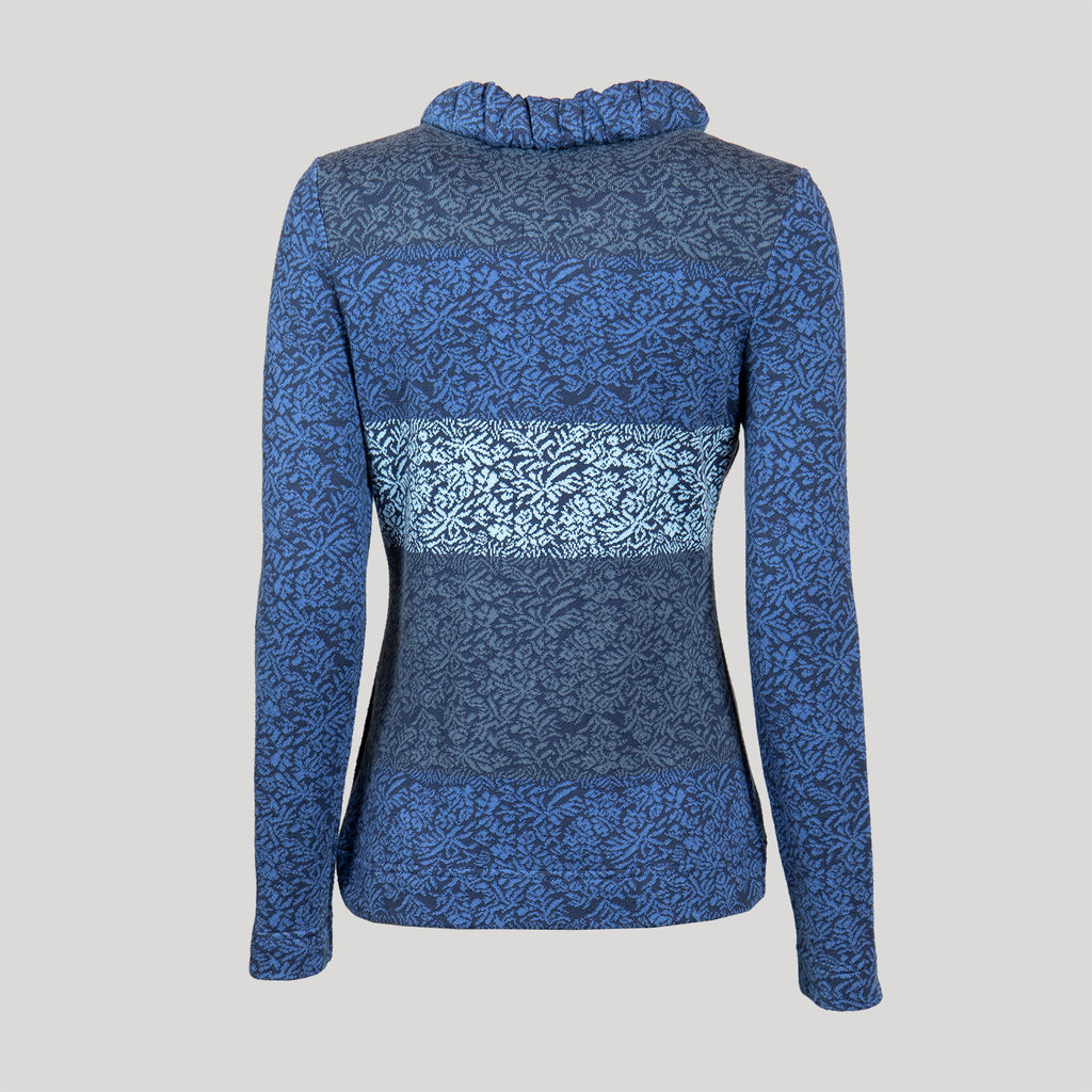 Jacke mit Rüschenkragen