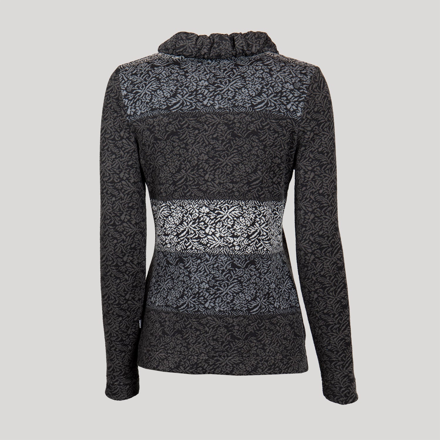 Jacke mit Rüschenkragen