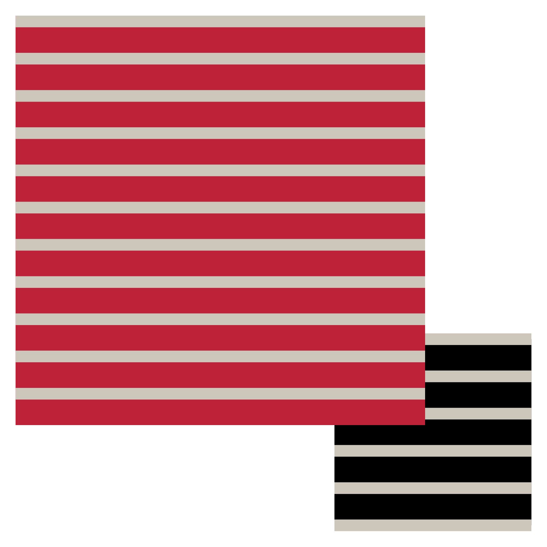 Glockenkleid lang – Ringel