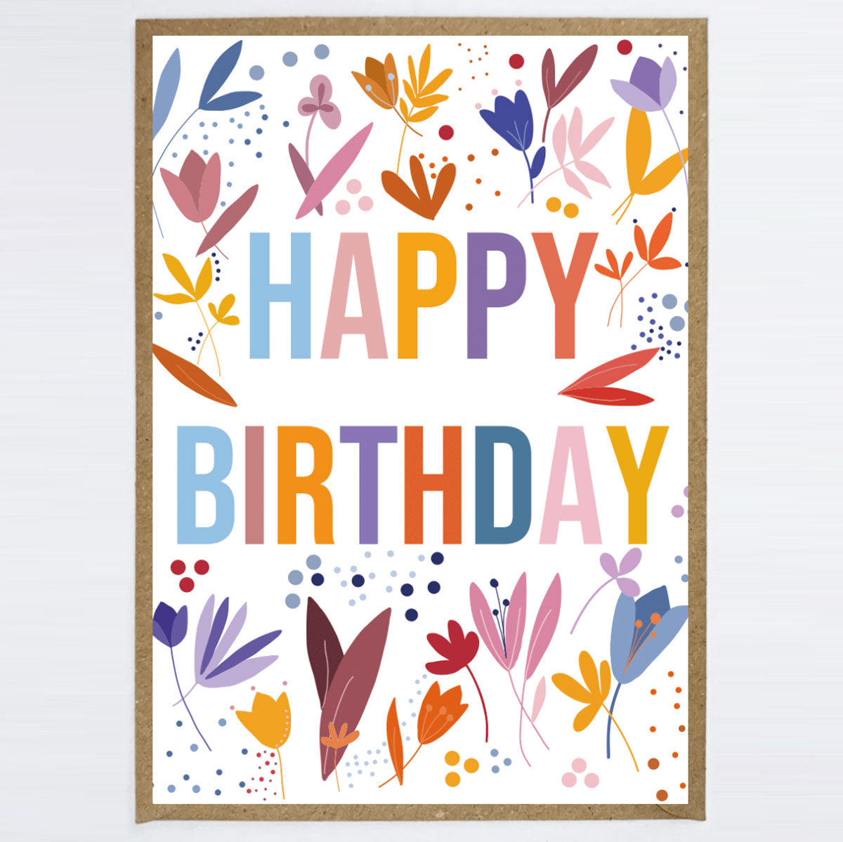 Keitcards | Klappkarte – Happy Birthday – Wild Flowers | bei hofius